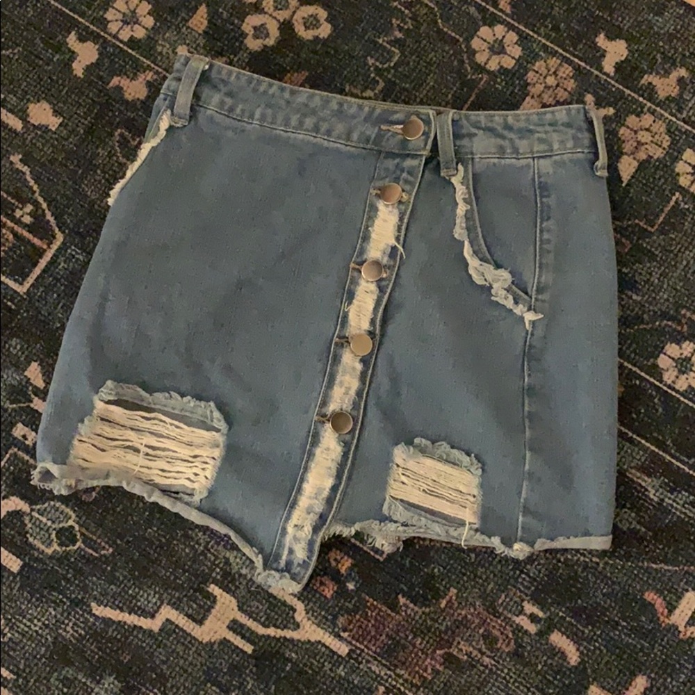Jean Skirt